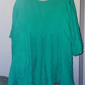 Green Tunic Top